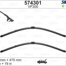 VALEO ΥΑΛΟΚΑΘΑΡΙΣΤΗΡΕΣ 530/475mm VW BORA GOLF IV MAZDA 3 '03-