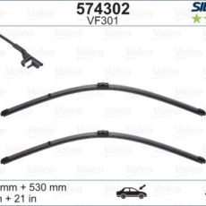 VALEO ΥΑΛΟΚΑΘΑΡΙΣΤΗΡΕΣ 530/530mm SKODA SUPERB VW PASSAT '01-