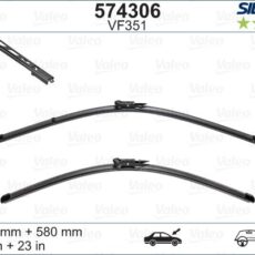 VALEO ΥΑΛΟΚΑΘΑΡΙΣΤΗΡΕΣ 600/580mm BMW 5 E60 E61 6 E61 E63