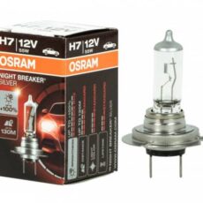 OSRAM ΛΑΜΠΑ 12V55W H7 +100% NIGHT BREAKER SILVER