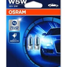 OSRAM ΛΑΜΠΕΣ 12V5W T10 COOL BLUE 4000K