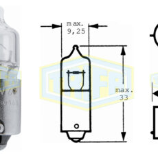 TRIFA ΛΑΜΠΑ 12V6W Η6 BAX9s