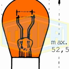 TRIFA ΛΑΜΠΑ 24V21/4W BAZ15d ΠΟΡΤΟΚΑΛΙ