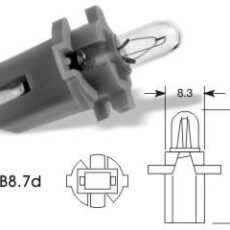TRIFA ΛΑΜΠΑ 12V1.2W Β8.7d