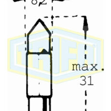 TRIFA ΛΑΜΠΑ 24V3W SV7-8 ΣΩΛΗΝΩΤΗ